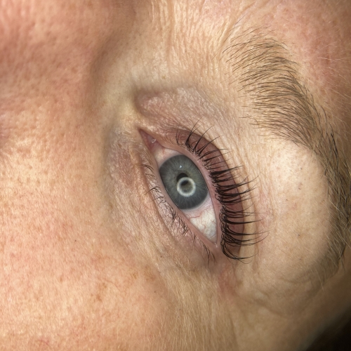 Kunde har fået lavet lash lift nær Aabenraa