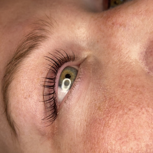 Kunde har fået lavet lash lift nær Kolding