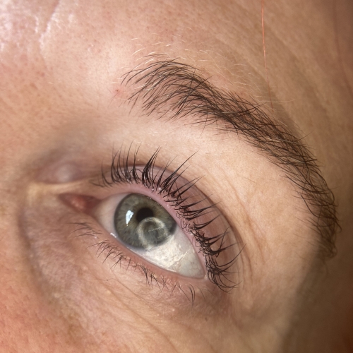 Kunde har fået lavet lash lift i Sommersted, nær Haderslev