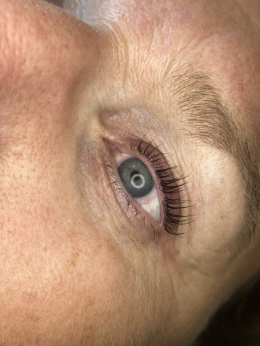 Kunde har fået lavet lash lift nær Aabenraa